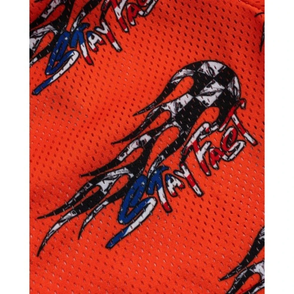 MEDIUM‎ Eric Emanuel Matty Boy ORANGE Mesh ✅❤️ SHIPS ASAP BRAND NEW RARE